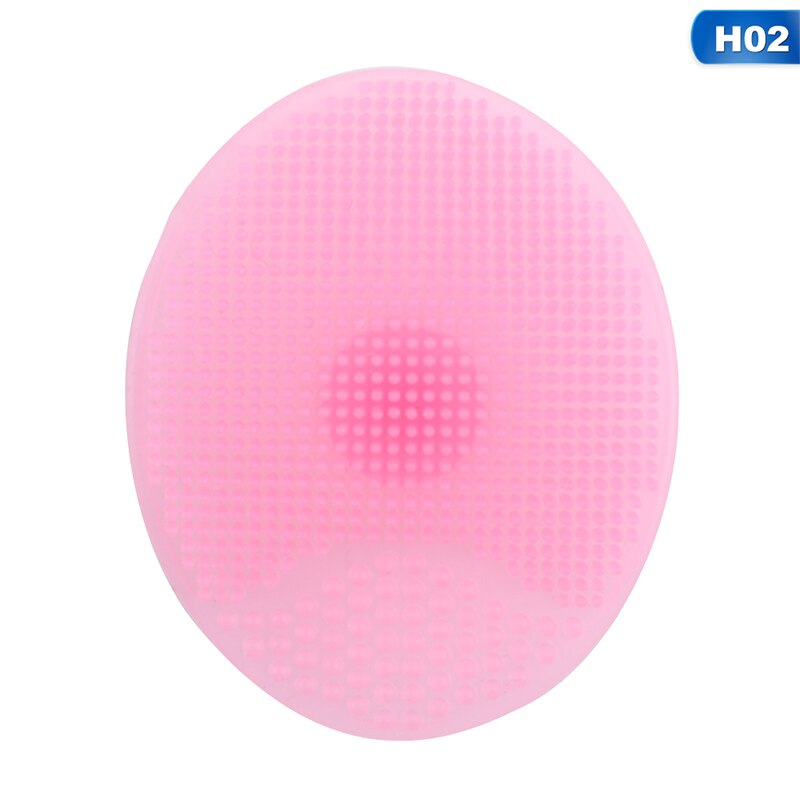 1 kpl pehmeä silikoninen kasvojenpuhdistusharja kasvojenpesuun, kuorintaan, mustapäiden poistoon, ihonhoitoon, kuorintatyynyyn, vauvashampoon: 2311 h 02