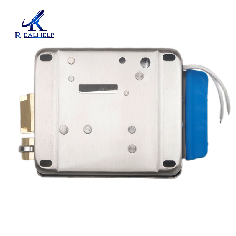 Electric Rim Lock Stainless Steel Electric mortise lock DC12V electromechanical Lock Gate Locks With Deadbolt