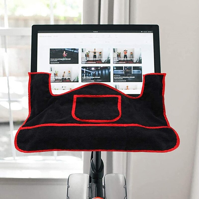 Zweet Bescherming Handdoek Anti-Gladde Stuur, Sneldrogend Materiaal, Sport Fitness Fiets Stofkap Accessoires