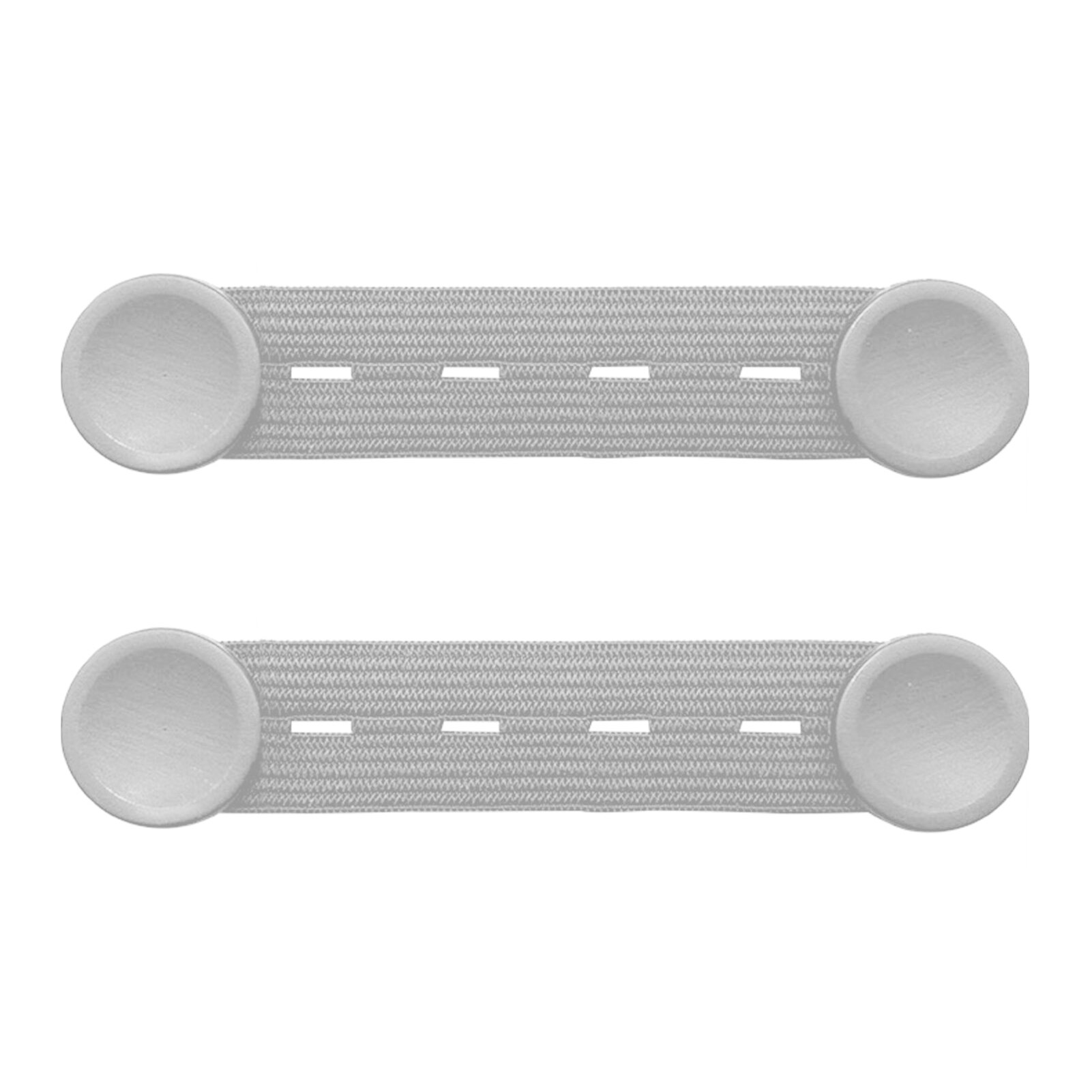 2 Stuks Maskers Oor Protectors Haak Verstelbare Masker Elastische Band Voor Verlichten Oren Pijn Extension Haak Gesp Oor Saver Grips clip: White