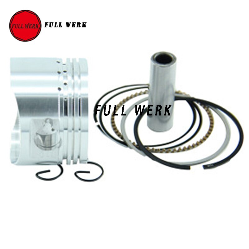 HH120 Motorcycle 52.4mm Piston Ring 13mm Pin Set Kit Assembly for