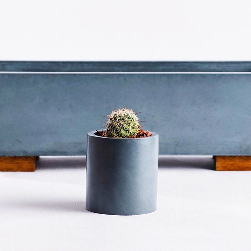 Handmade Silicone Cement Molds 4 Holes Succulent Plants Pot Concrete Mould DIY Pen Holder Decorative Tool