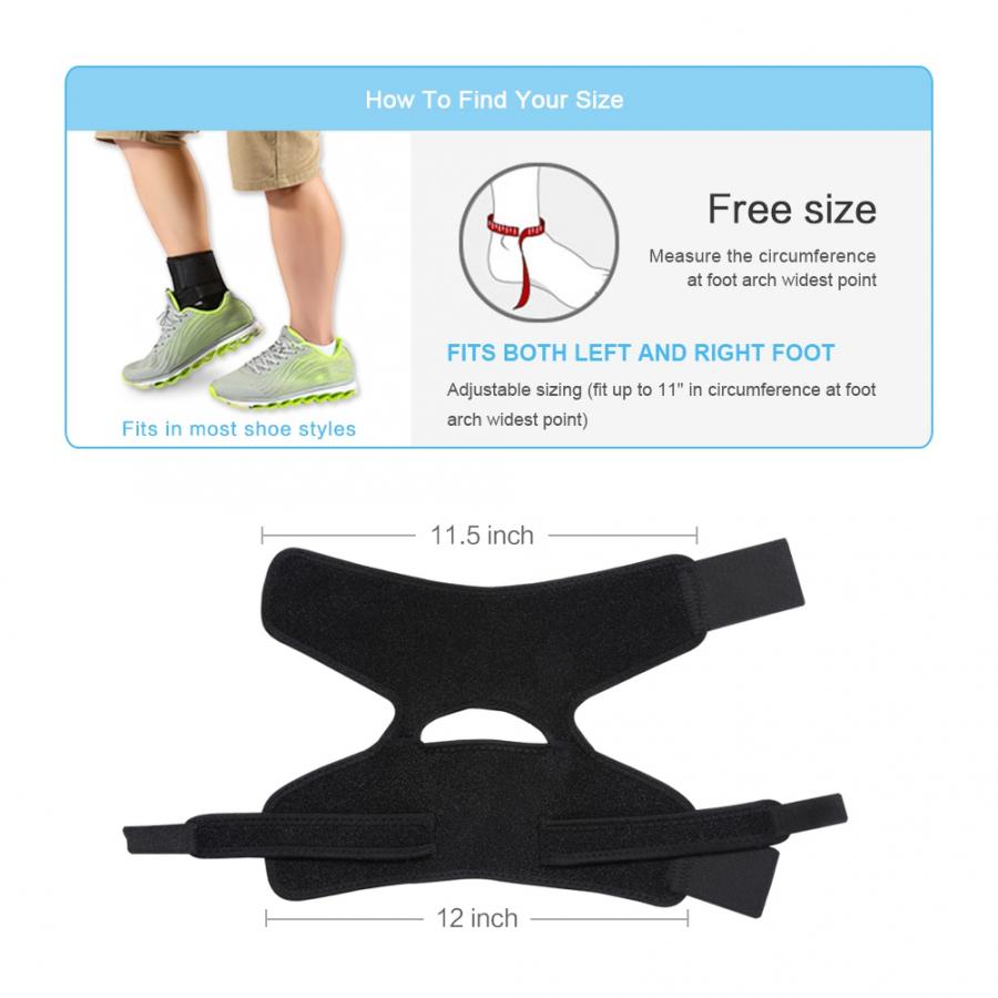 Adjustable 2 Pack Ankle Brace Ankle Sleeve Breathable Adjustable Compression Foot Ankle Support Brace Stabilizer Easy