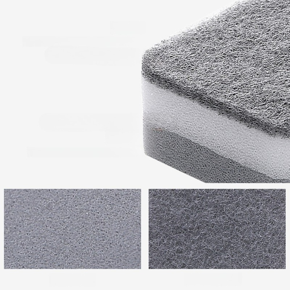5PCS Double-Sided Cleaning Sponges Scouring Pads Soft Dish Cloth for Kitchen Bathroom Dishwashing Sponge Towels Household Tools