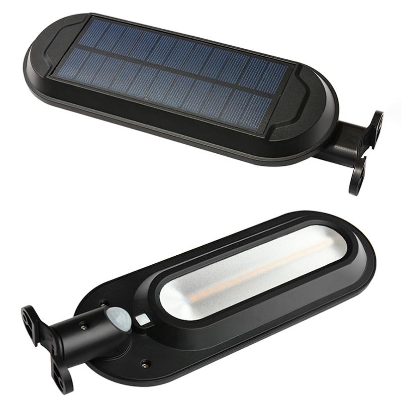 18 LED Outdoor Solar Wandlamp PIR Motion Sensor Solar Lamp IP65 Waterdichte Infrarood Sensor Tuin Licht Warm/Wit licht