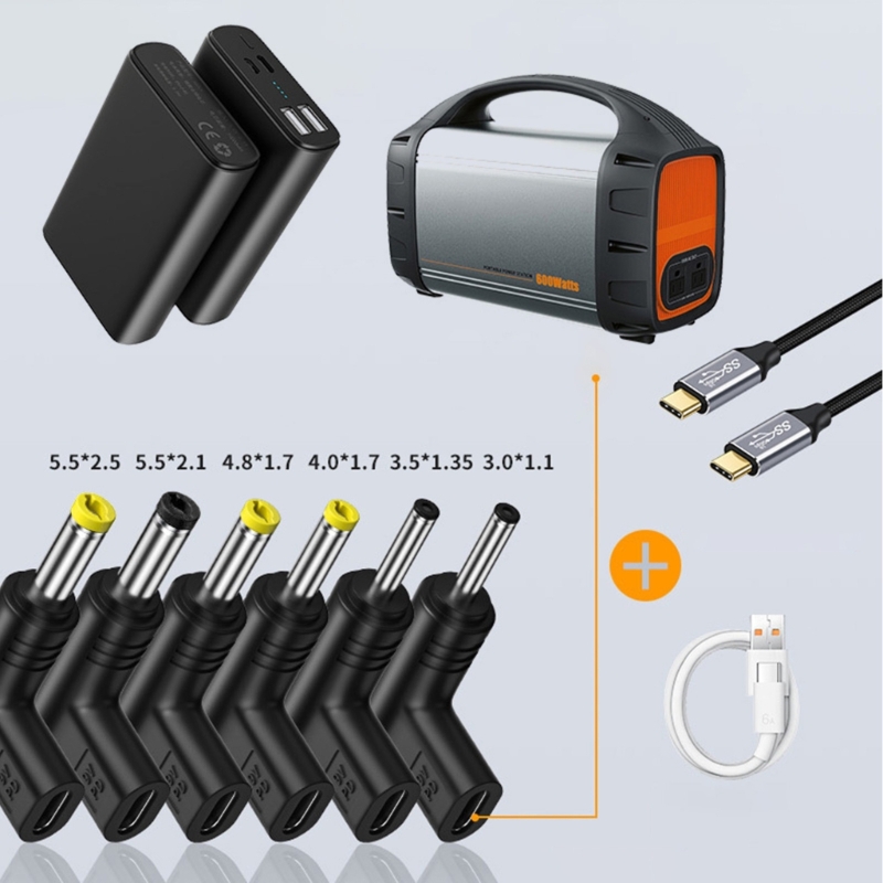 Type C to for Dc Power Cord Adapter Connector for Dc AC Power Adapter Tips