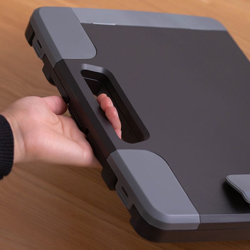 Portable A4 fichiers Document presse-papiers mallette de rangement organisateur avec calculatrice maison