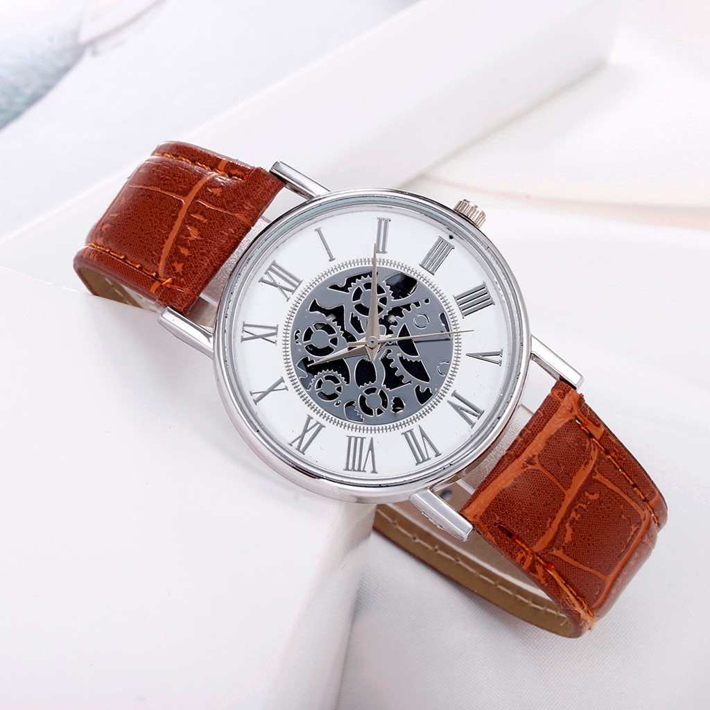 Watches Mens Gmt Leather Strap Watch OTOKY Watch For Women Business Sport Wrists Watches Female Bracelet Clock