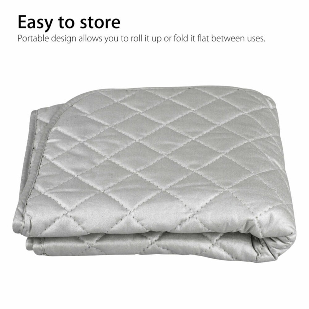 Ironing Blanket Board Heat Resistant Bed Kitchen Travel 48*85CM