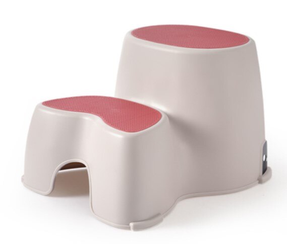 freundlicher kunststoff hocker waschbecken hocker Baby kleine Bank treppen Anti-Schleudern schritt leiter Baby schritt hocker: Rosa