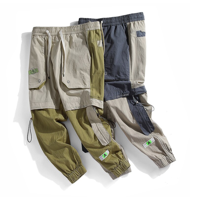 Chaifenko hip hop streetwear beam foot cargo bukser jogger fritid sport bukser herre lomme herre bukser