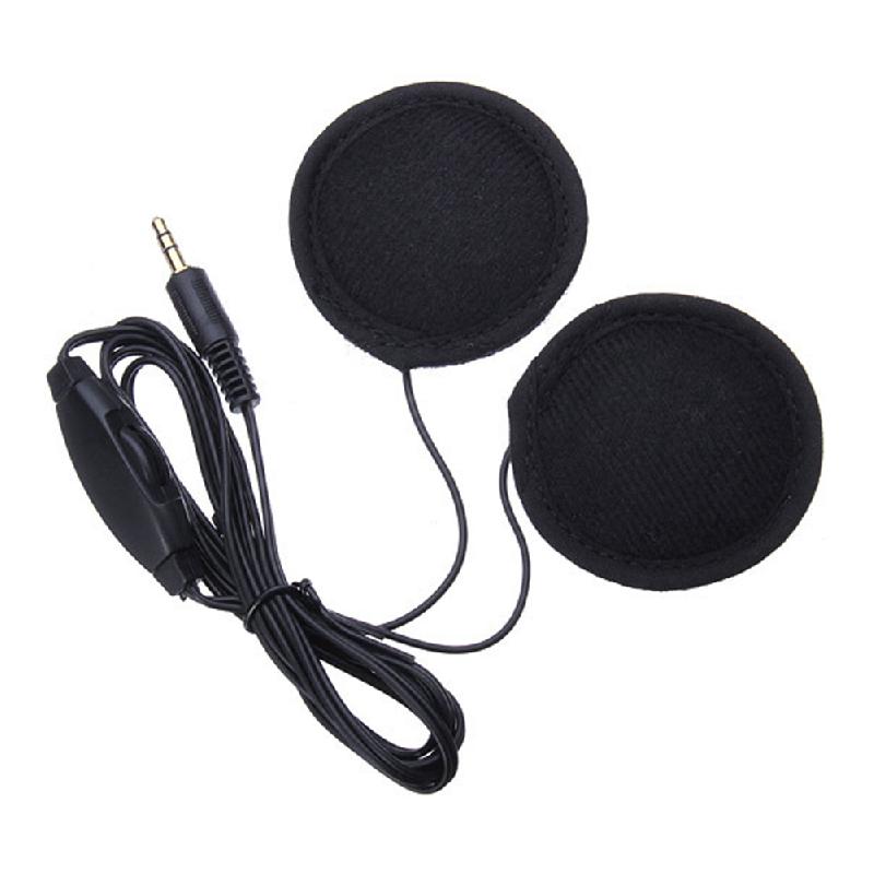 1 Paar Radio Headset Mobiele Telefoon Headset 3.5 Mm Motorfiets Elektrische Fiets Helm Voor Motorhelm Interphone MP3