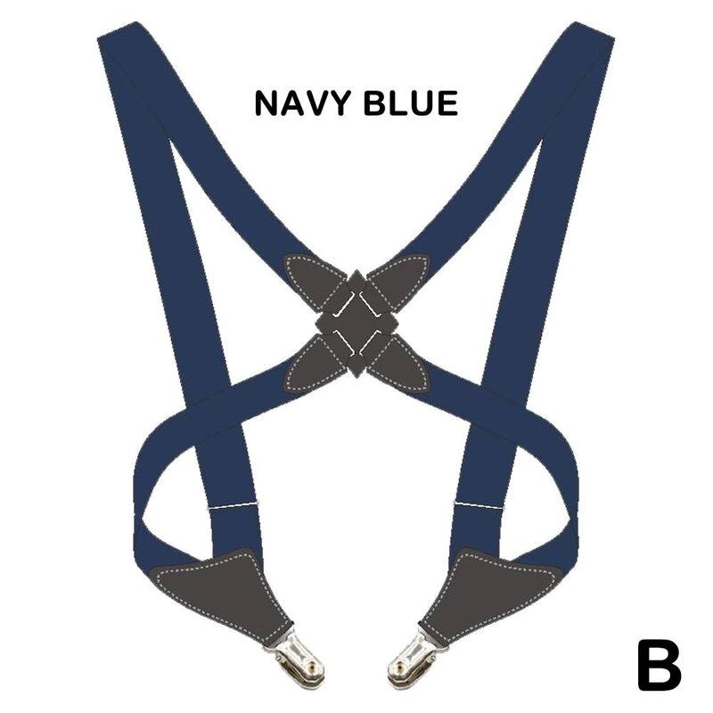 Bukseseler til menn justerbare seler x bak skjorteklips buksesele elastisk 8 seler skulderreim til menn kvinner #39 f  c6: B