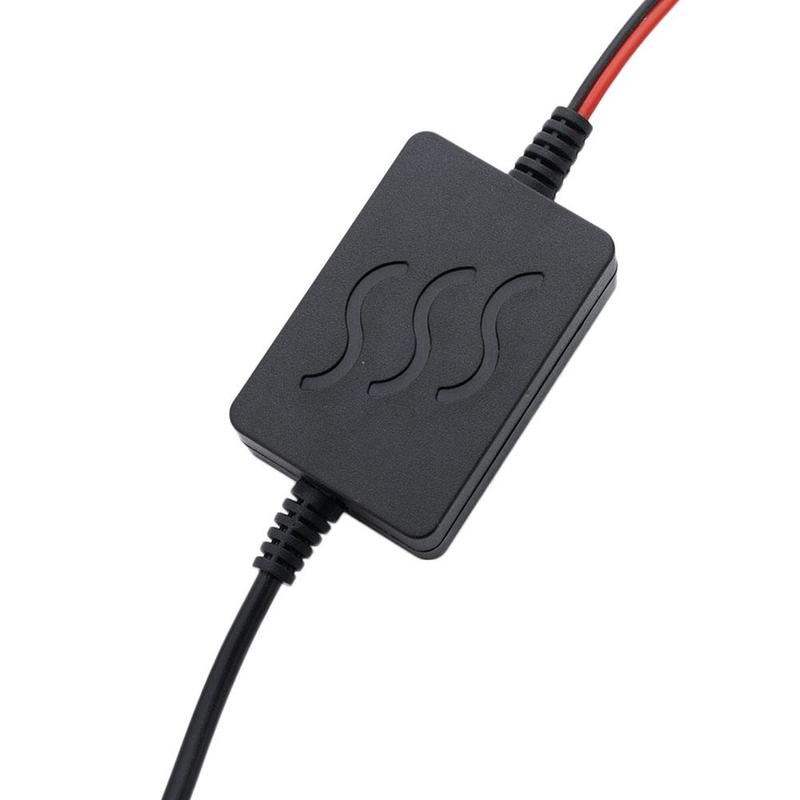 Para caja de fusibles Universal HardWire cámara de salpicadero de coche Kit cable Micro USB duro C5G5