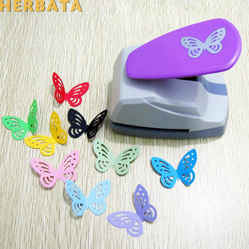 4.7cm Butterfly 3D Shape Board Punch Paper Cutter For Greeting Card Scrapbooking Machine Handmade Hole Puncher