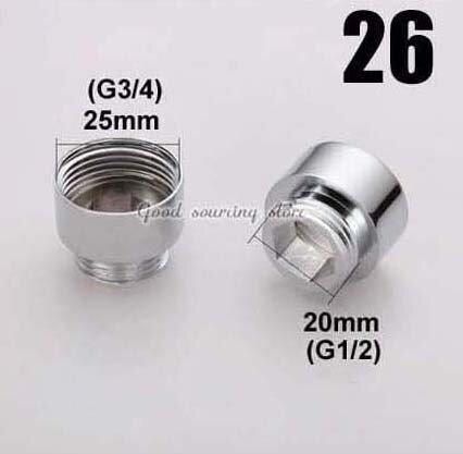 kitchen water purifier faucet aerator adapter: Yellow