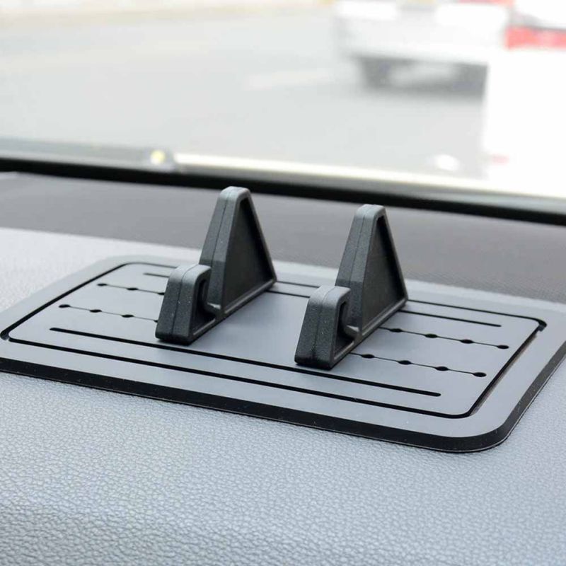 Auto Siliconen Anti-Slip Pad Dash Mat Mobiele Telefoon Mount Houder Gps Tafel Houder Navigatie Beugel