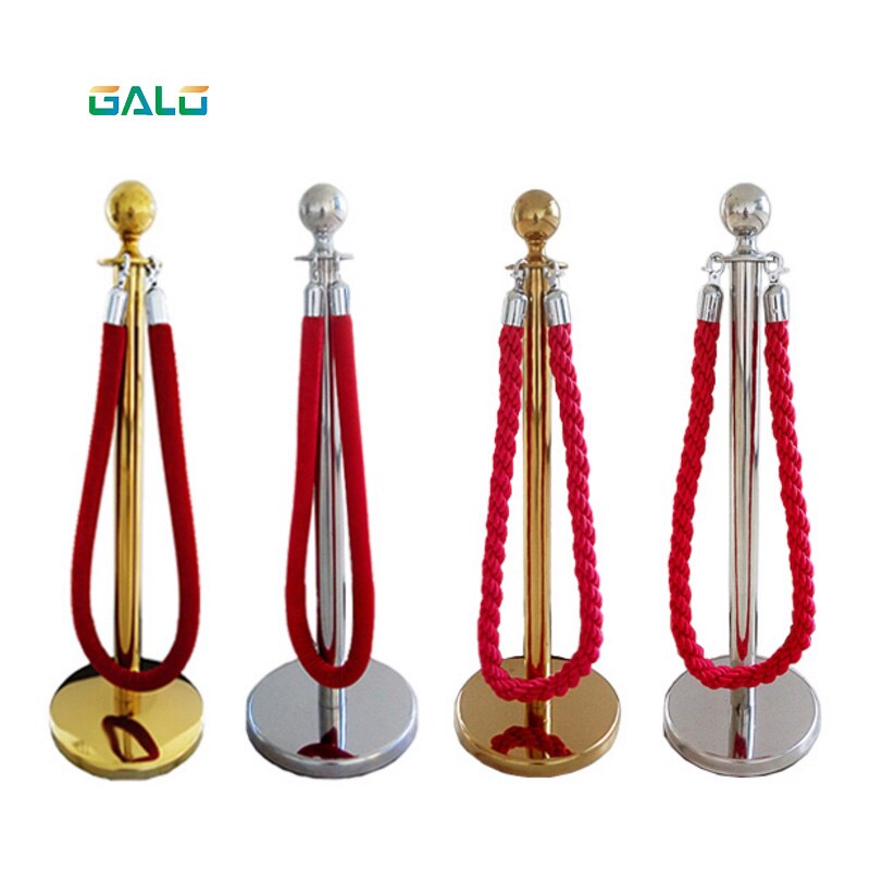 Post Warning Barrier Posts Belt/Queue Line Barriers Supplier Stainless Steel Greeting Queue Column