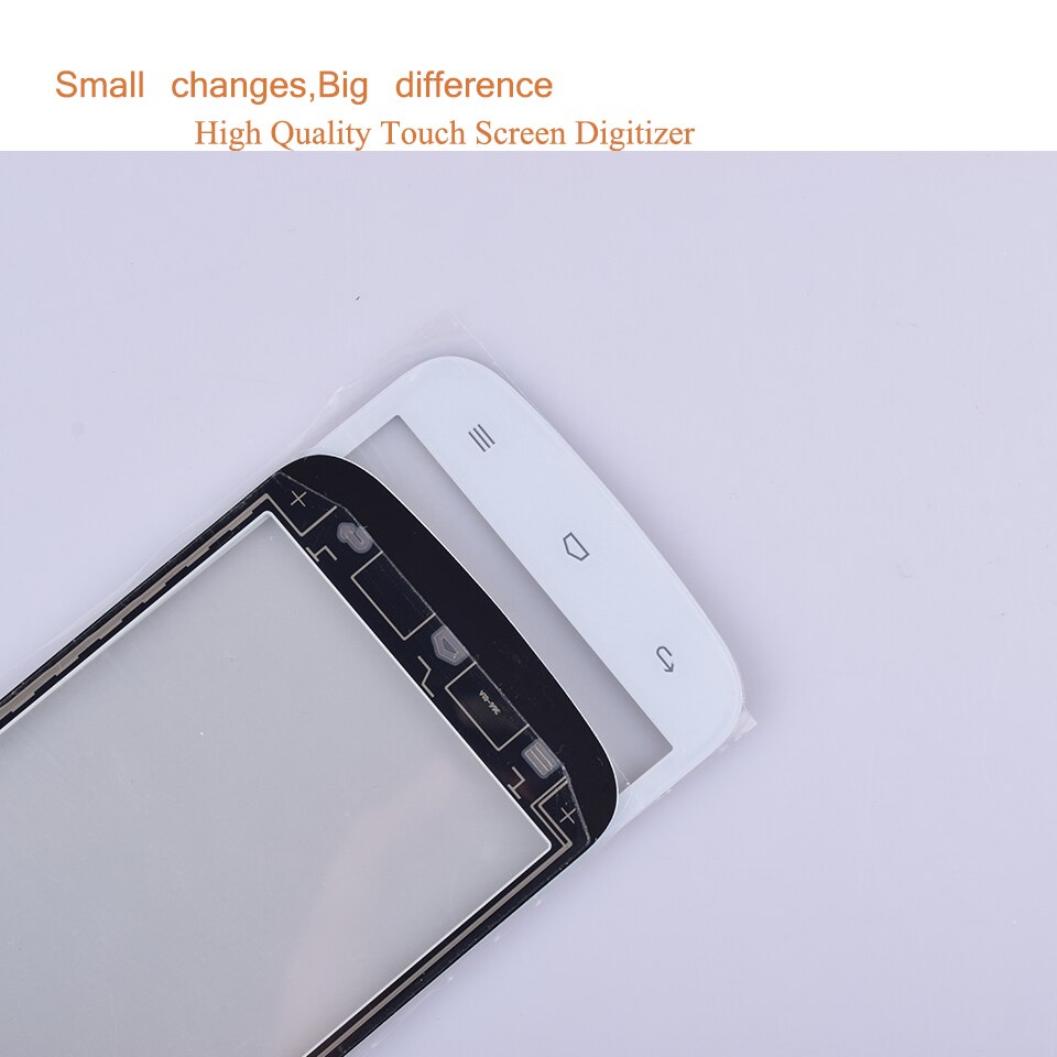 Pantalla táctil para Huawei Ascend Y600 Y 600, Panel táctil, Sensor, digitalizador, lente de cristal exterior frontal, pantalla táctil, sin LCD, negro Y blanco