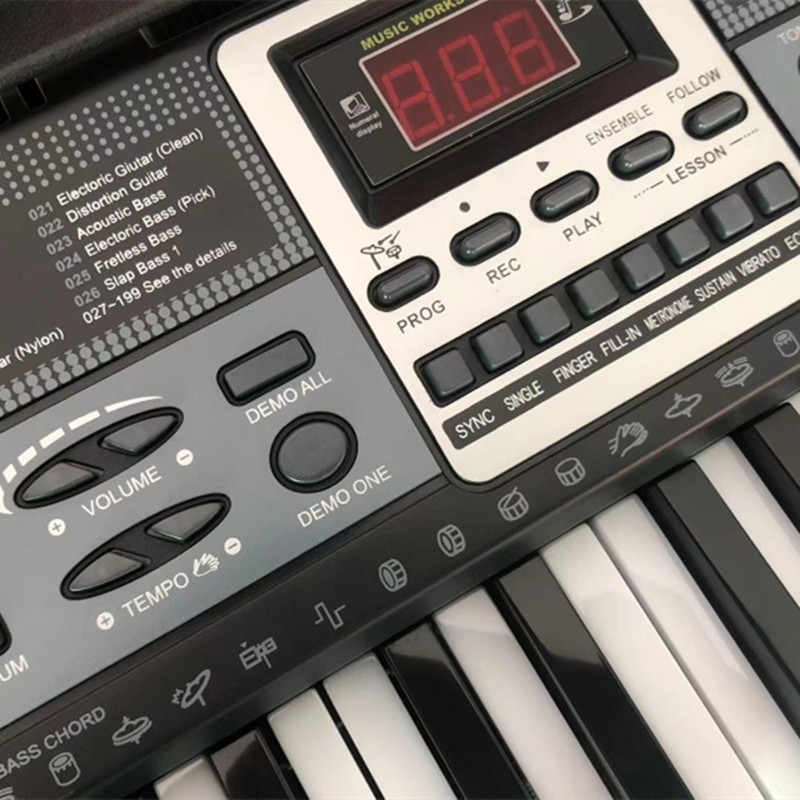 61Keys Electronic Piano Keyboard Portable Digital Musical Instruments For Children's Adults Function Synthesizer