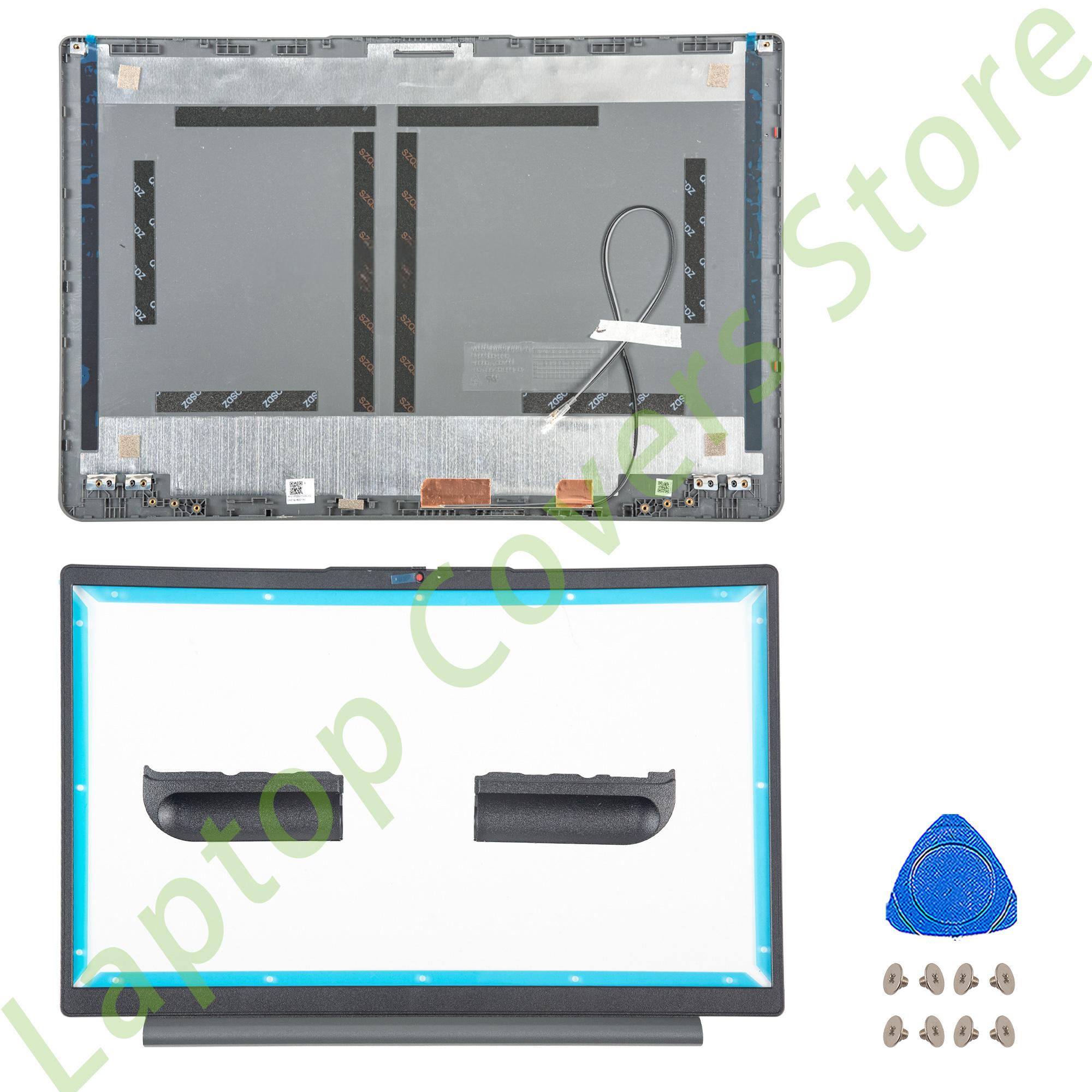 Case For Ideapad 3 15ALC6 15ADA6 3-15ITL6 Back Cover Bezel Palmrest Bottom case Touchpad Parts Silver color Replacement: army green