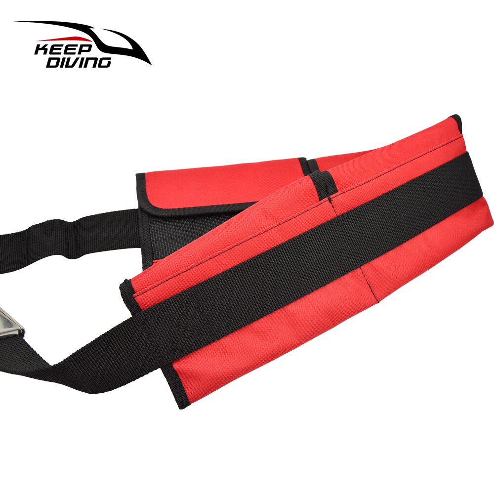 Adjustable Diving Weight Belt Pouch - Stainless Steel Buckle - Scuba Gear Storage - Dive Equipment Accessory