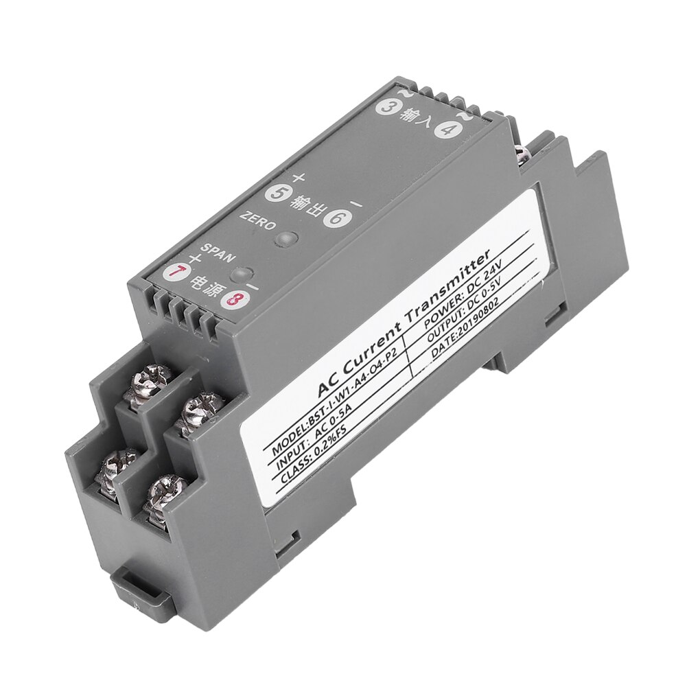 Ac Zender Huidige Transducer Anti-Interferentie Medium Voltage Apparatuur Dc 24V Voeding