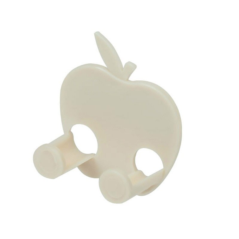 Multifunktionsplugghållare klibbiga krokar köksredskap kökshållare hängare hemlagring arrangör lagringsställ: Beige