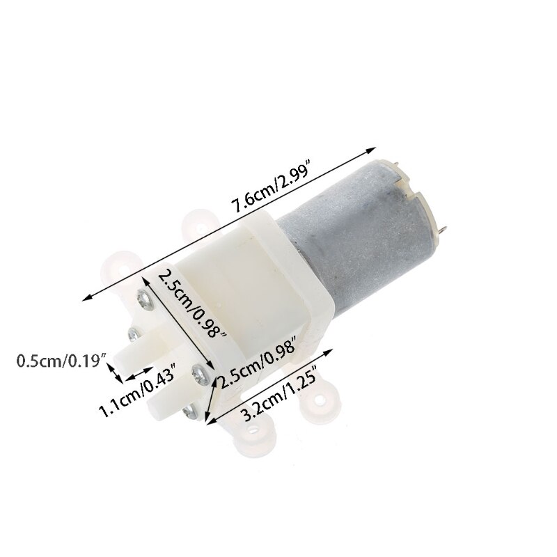 Aanzuigmembraan mini pomp sproeimotor 12v micropompen voor waterdispenser