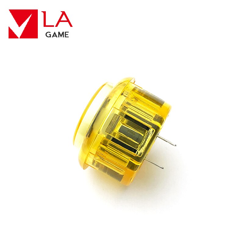 20 Pcs 30Mm 24Mm Geen Led Transparant Arcade Knop Arcade Diy Kit Voor Arcade Game Jamma Arcade Sanwa vervanging Sanwa: 30mm Yellow