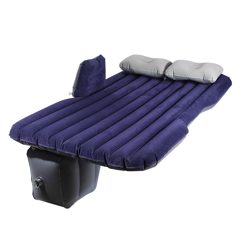 Portable Car Air Inflatable Travel Mattress Bed Universal For Back Seat Car Air Mattress Inflatable Outdoor Camping Mat Cushion: Pink
