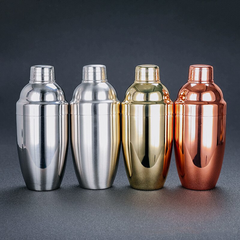 Stainless Steel Insulation Shake Cup Portable Bartender Organ Cocktail Shake Flagon Wine Bartender Kettle Bar LA90