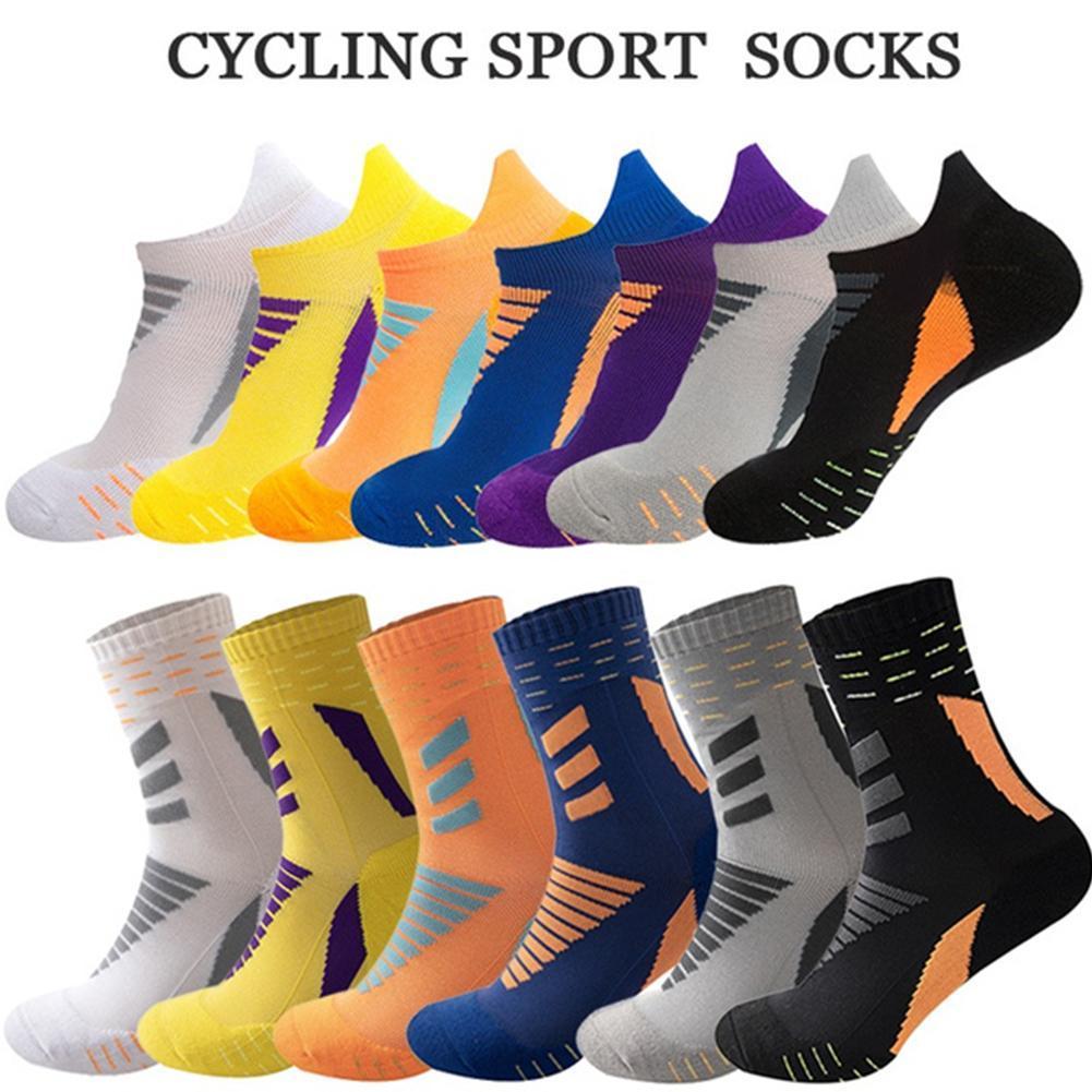 1Pair Cycling Thicken Men Basketball Socks Deodorant Quick-drying Breathable Running Male Sports Long Tube Sock
