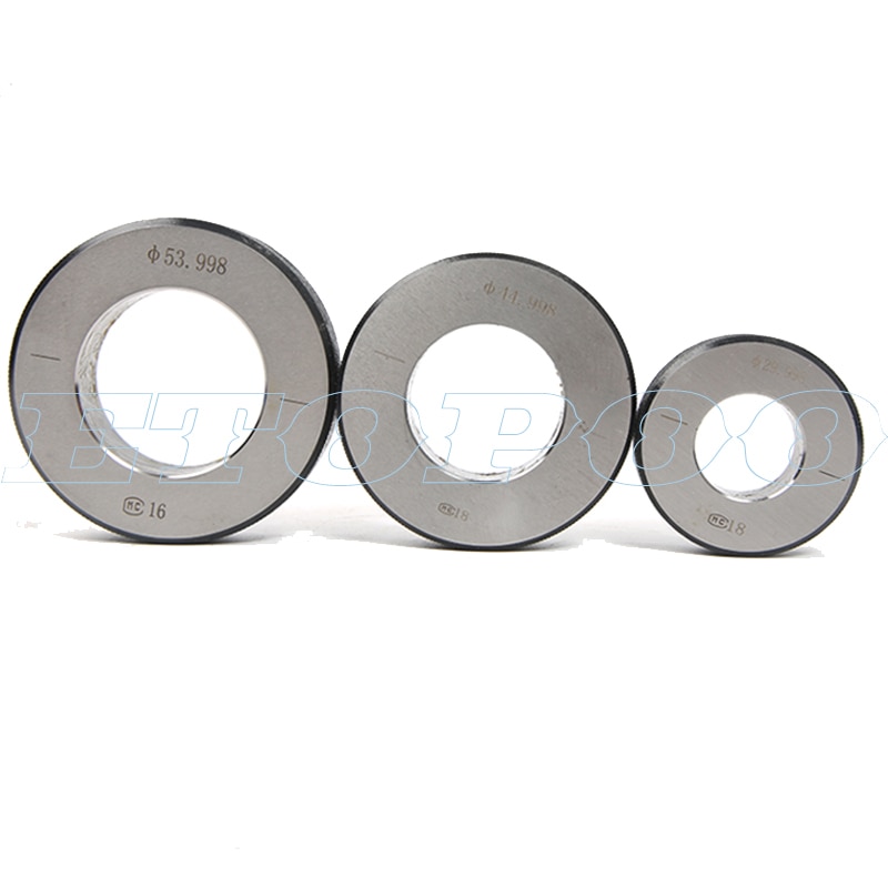 1pcs from 3mm-100mm Inner diameter Calibration Gauge 0.002mm Setting Plain ring gauge Smooth hole gauge measuring tools
