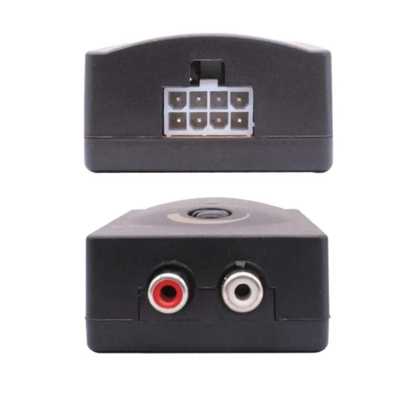 Autoluidspreker RCA's Hoge naar lage adapter Lijnniveau-uitgang Videoconverter Universalia