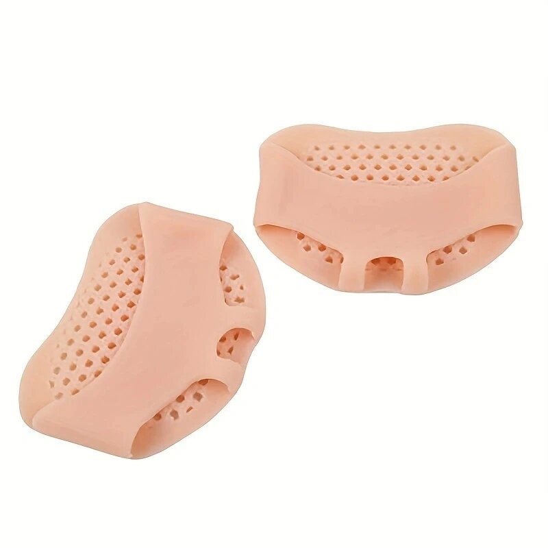 1 par de tacones altos, almohadilla para el antepié, protección cómoda antideslizante para sus pies: Beige