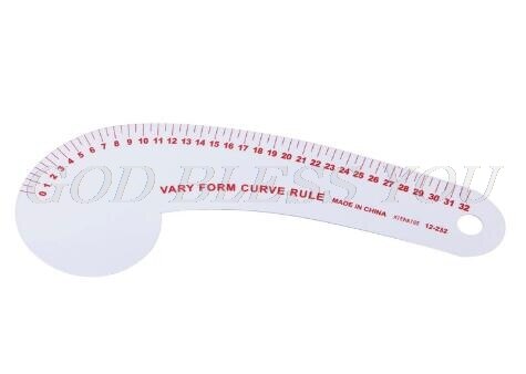 Plastic Sewing Square Curve Ruler Tailor Drawing Craft Tool DIY Supply Tool: Default Title