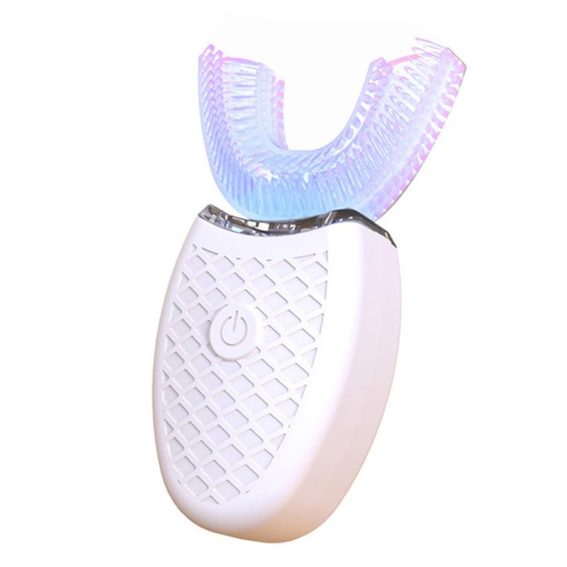 Lui Tandenborstel Draadloze Elektrische Tandenborstel Automatische Ultrasone Scaler 360 Graden Nano Silicone U-vormige Schoonheid Tanden: 01