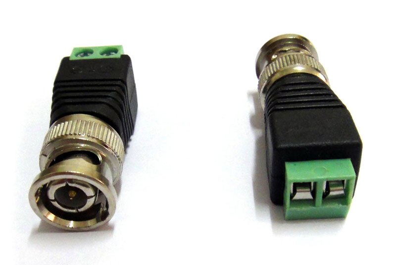 10Pcs Video Converter Connector Bnc Male Voor Cctv Camera Adapter