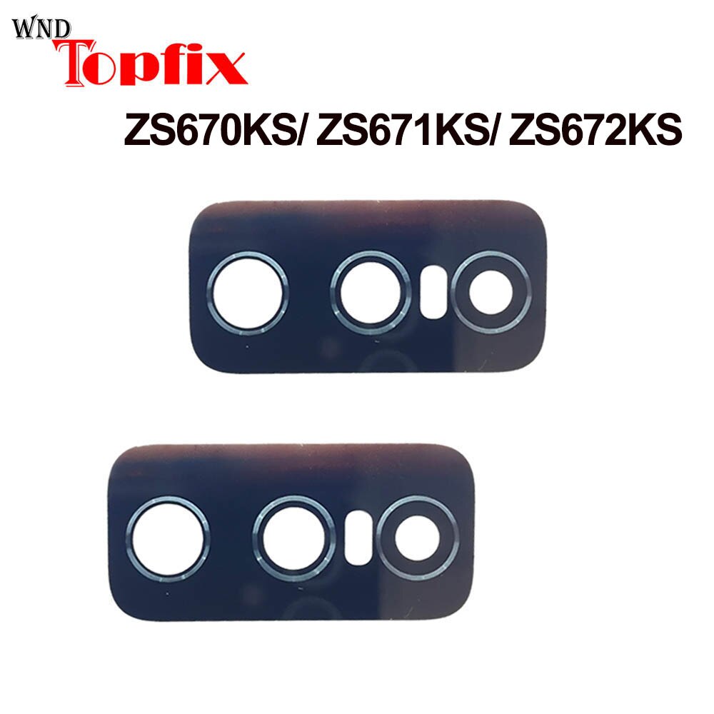 Originele Rear Back Camera Lens Glas Voor Asus Zenfone 7 ZS670KS 7 Pro ZS671KS Camera Lens Voor Asus ZS671KS Camera lens Glas