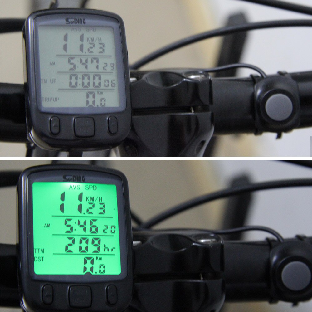 Compteur De Vélo INBIKE étanche – écran LCD 2,4 Pouces Avec Rétroéclairage Vert, 14 Fonctions Dont Compteur De Vitesse Et Kilométrage