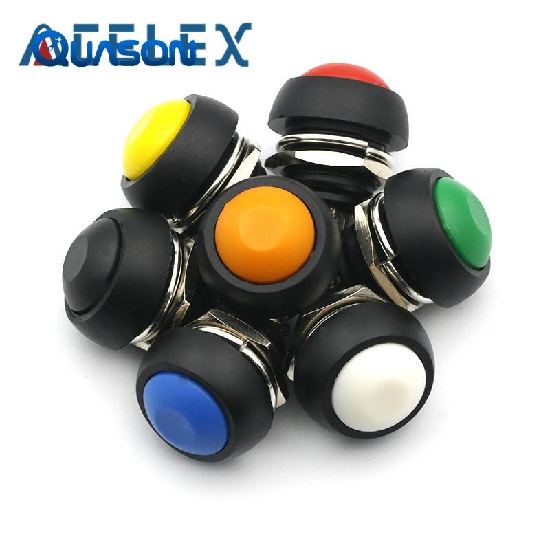 12mm PBS-33B Waterproof Momentary ON OFF Push Button Swithch Mini Round Switch