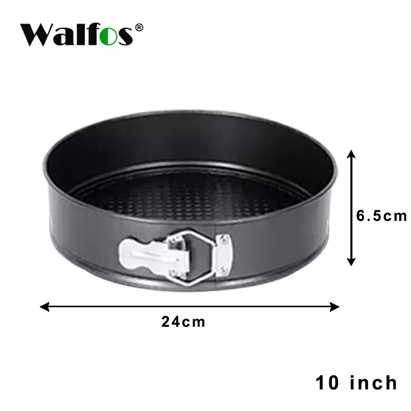WALFOS Non-stick Cheesecake Pan Springform Pan with Removable Bottom/Leakproof Cake Pan Kitchen Accessories: WALFOS 10 inch