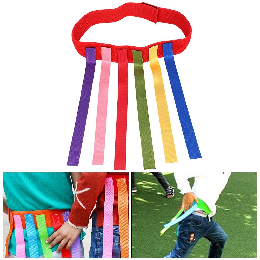 Children Outdoor Funny Game Toy Belt For Kindergarten Kids Catching Tail Training Equipment Teamwork Game Toys For Children