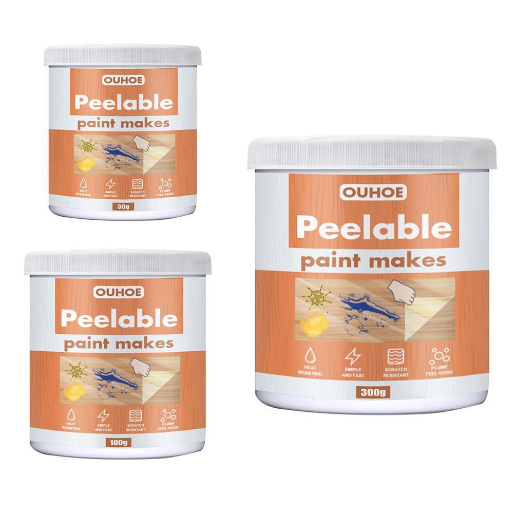 Kitchen Furniture Peelable Paint Paneling Cabinets Chairs Paint Resisting Heat Polishing Smooth P7D2