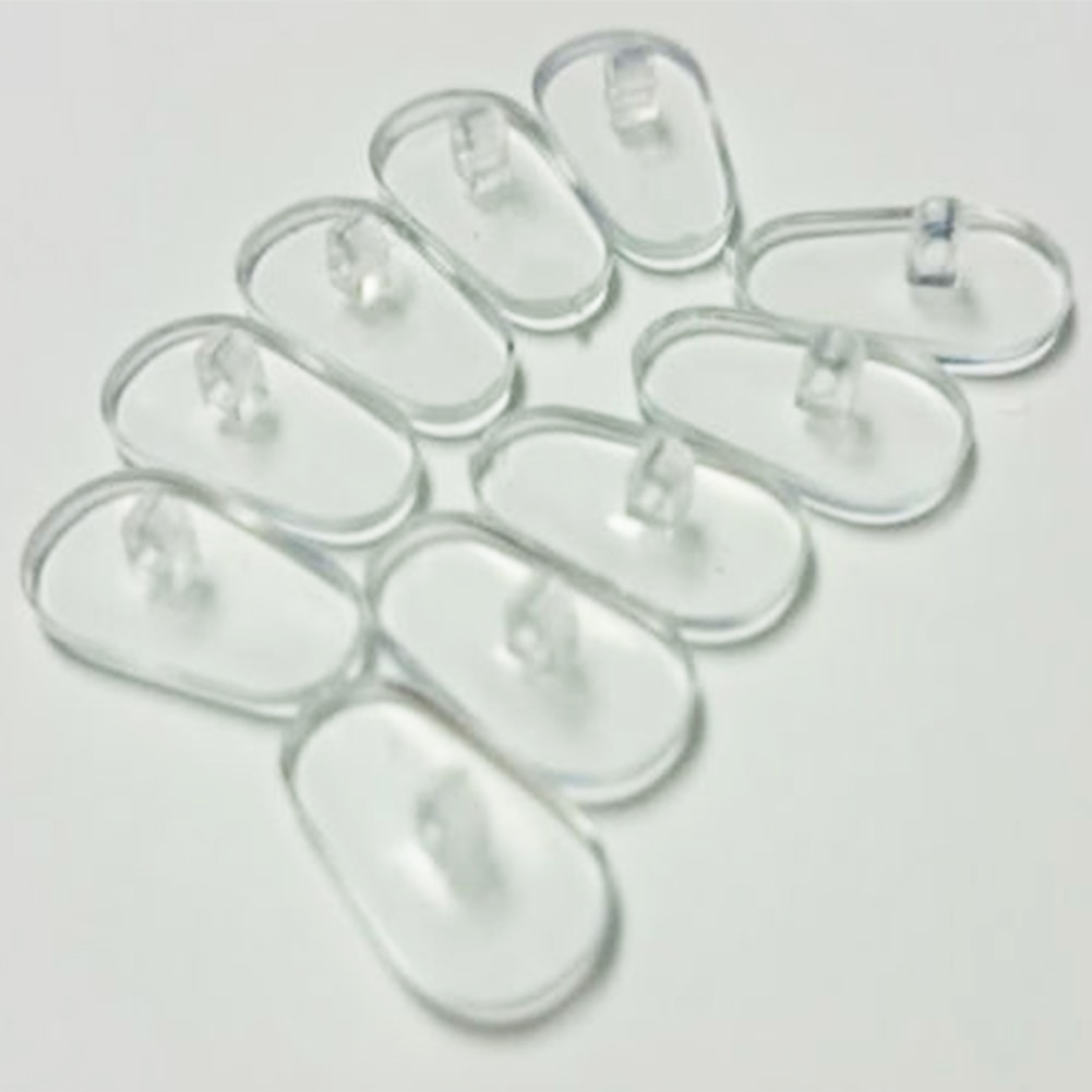 5 paar flexibele siliconen neuspads voor brillen en zonnebrillen, antislip siliconen neuspads