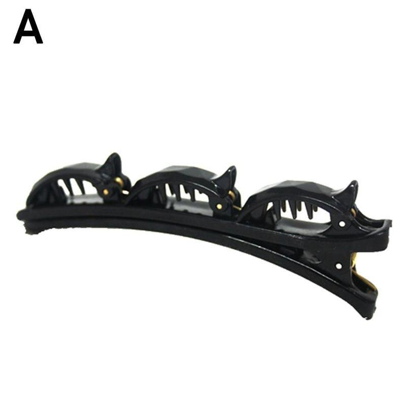 Dubbele Pony Kapsel Haarspeld Haarband Salon Haar Decoratie Clips Haarband Voor Vrouwen Dubbele Pony Kapsel Haarspeld Accessoire: 1