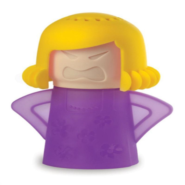 Angry Mom Microwave Cleaner Easily Cleans Oven Steam Easily Cleans Microwave Appliances for The Kitchen Refrigerator Cleaning: Yellow