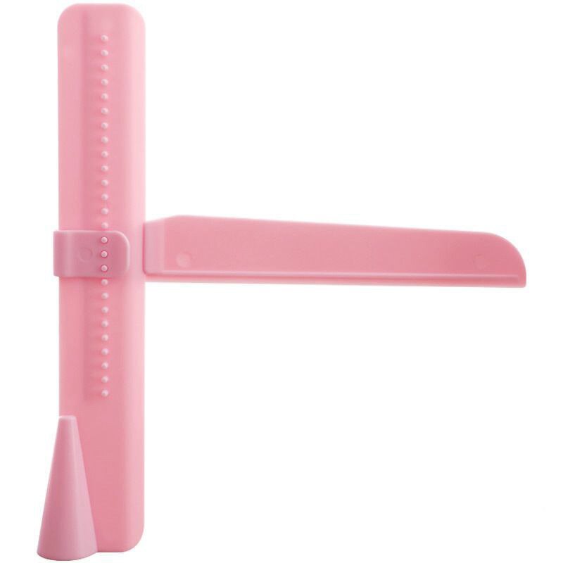 Rascador de altura ajustable para decoración de tartas, accesorio de nivel giratorio, raspador de torta, bricolaje,: Rosa