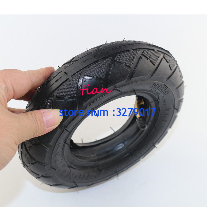 Rueda para silla de ruedas (8 "X 2"), neumático para Scooter eléctrica o de gasolina, 200X50 (8 ")